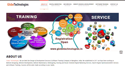 Desktop Screenshot of globetechnologies.in